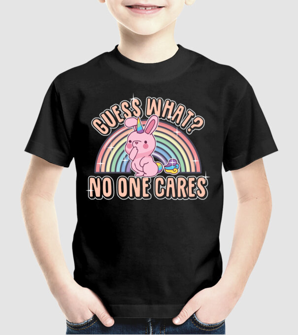 Guess what iepure-unicorn model negru pe tricou