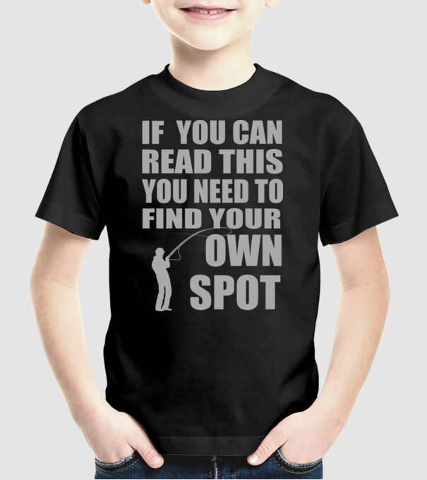 If you can read this, you need to find your own spot model negru pe tricou