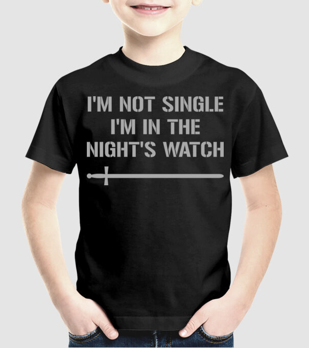 Im not single...! model negru pe tricou