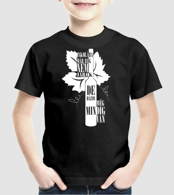 Nu mai merg la școală, dar tot am temă de casă model negru pe tricou