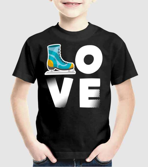 love model negru pe tricou