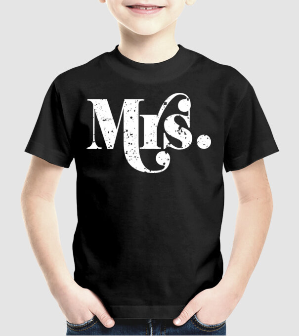 Mrs 2 model negru pe tricou