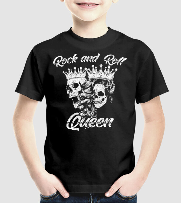 RNR QUEEN model negru pe tricou