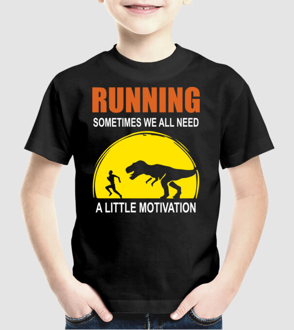 Sometimes we all need a little motivation model negru pe tricou
