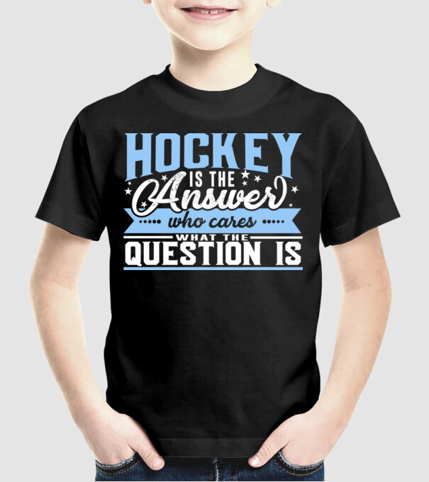 Sport is the answer HOCHEIST model negru pe tricou