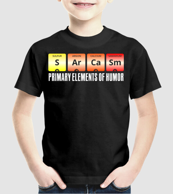 Sarcasm model negru pe tricou