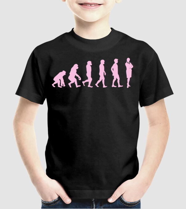 femeie de afaceri evoluție model negru pe tricou