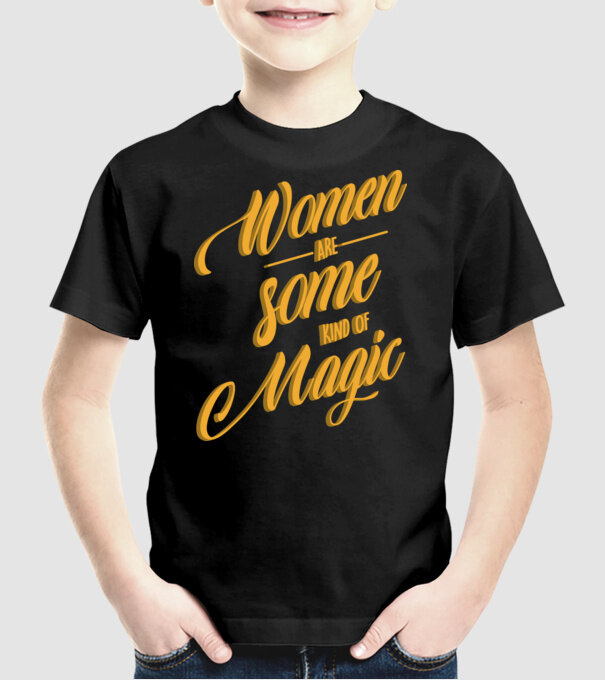 Women are magic model negru pe tricou