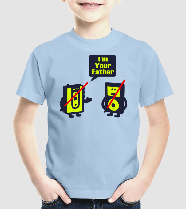 'I''m Your Father 1' model albastru deschis pe tricou