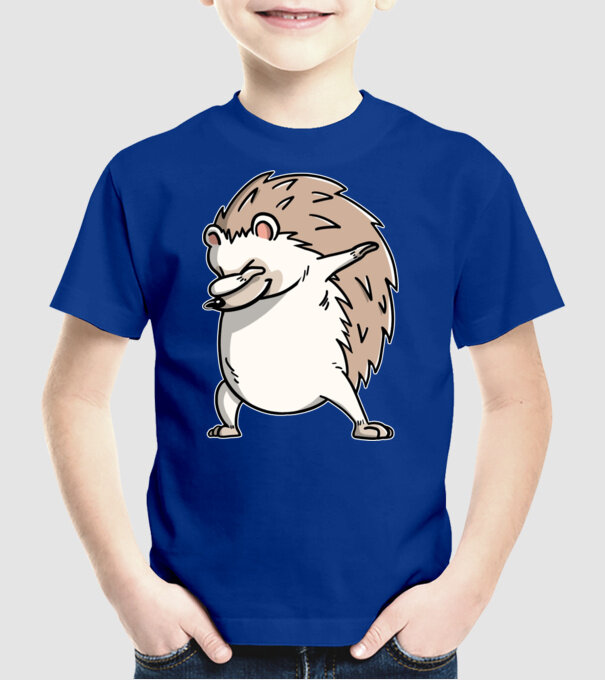 Arici DAB model albastru regal pe tricou