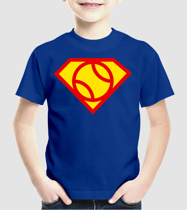 Supersportiv JUCĂTOR DE TENIS model albastru regal pe tricou