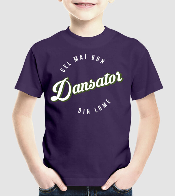 Cel mai bun Dansator din lume model mov pe tricou