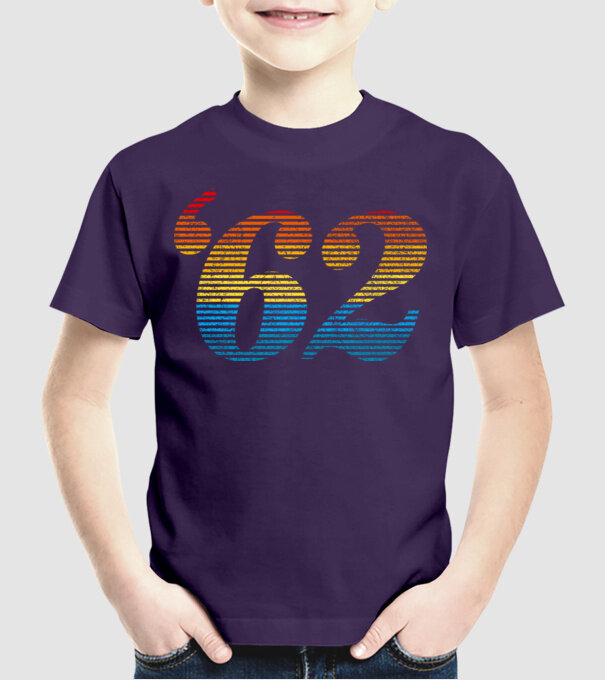 Retro Birthday 1962 model mov pe tricou