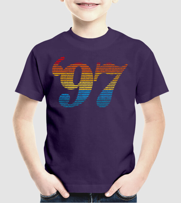 Retro Birthday 1997 model mov pe tricou