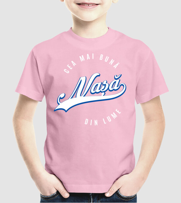 Cea mai bună NAȘĂ din lume model roz deschis pe tricou