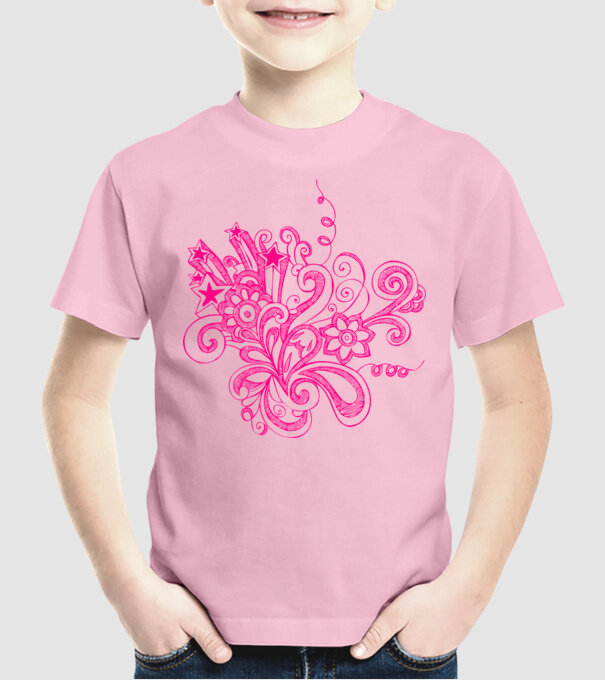 nonfi model roz deschis pe tricou