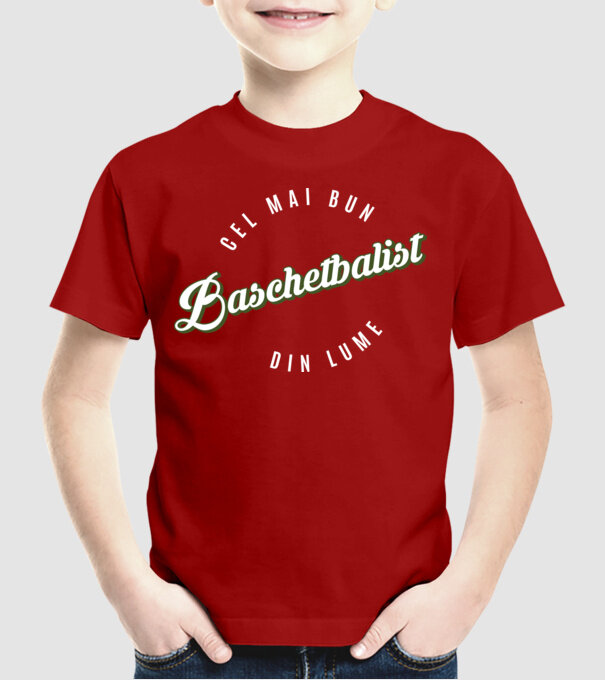 Cel mai bun Baschetbalist din lume model roșu pe tricou