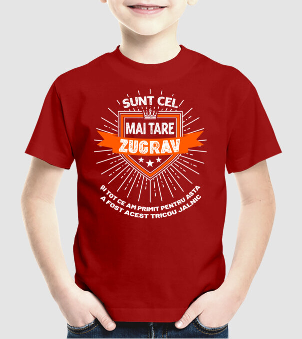 Sunt cel mai tare zugrav și tot ce am primit pentru asta a fost acest tricou jalnic model roșu pe tricou