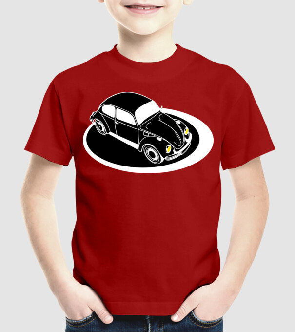 Insectă 3 culori model roșu pe tricou