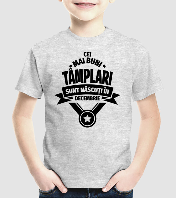 Cei mai buni tâmplari sunt născuți în Decembrie model gri pe tricou