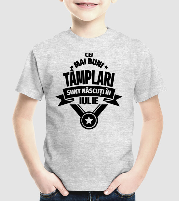 Cei mai buni tâmplari sunt născuți în Iulie model gri pe tricou
