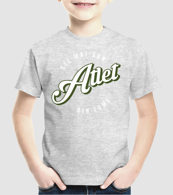 Cel mai bun Atlet din lume model gri pe tricou