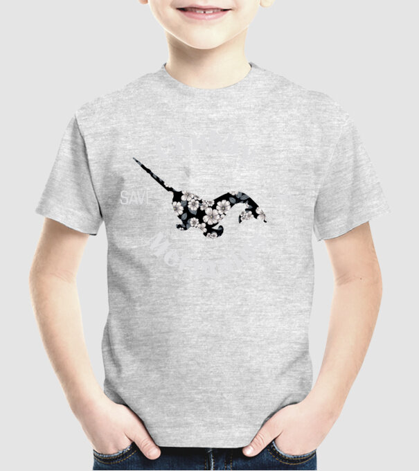 Chubby mermaid model gri pe tricou
