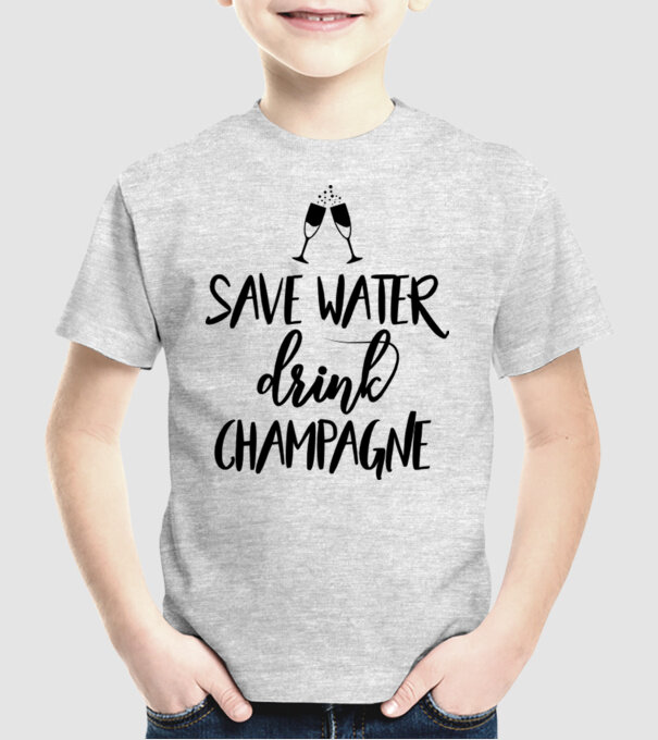 Bea șampanie model gri pe tricou