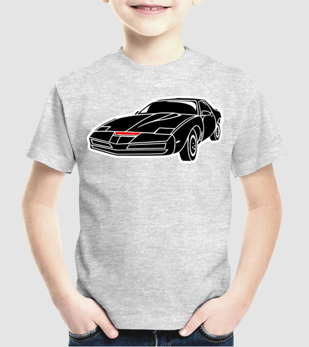 Kitt 3C.eps model gri pe tricou