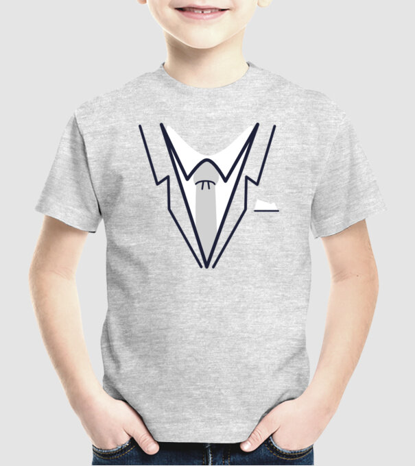 Costum 1 model gri pe tricou
