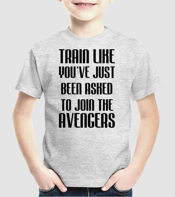 Train like youve just been asked model gri pe tricou