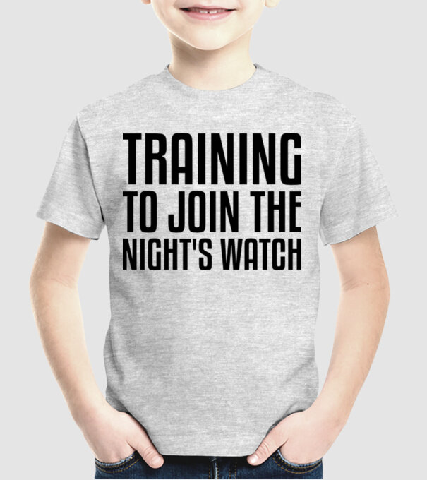Training to join the nights watch model gri pe tricou