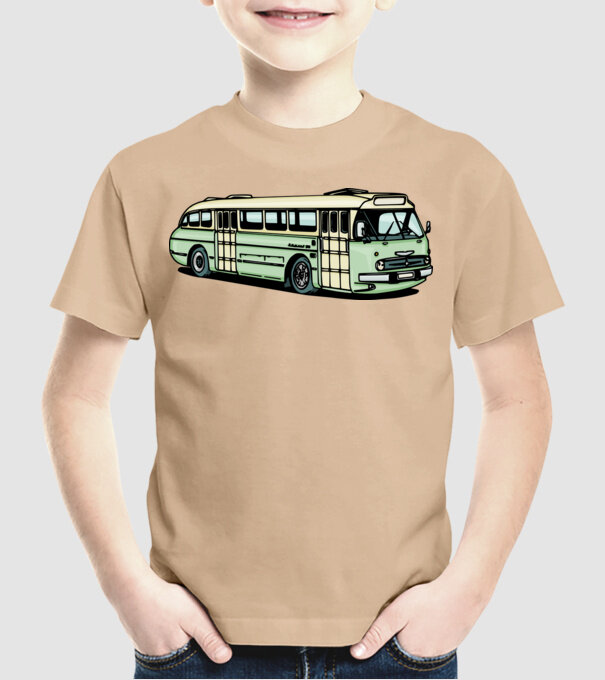 Autobuze model nisipiu pe tricou