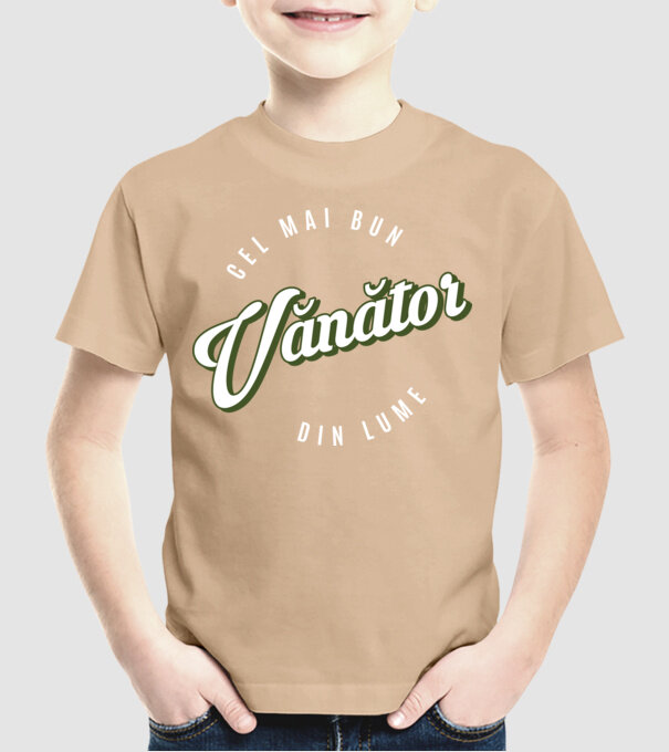 Cel mai bun Vănător din lume model nisipiu pe tricou