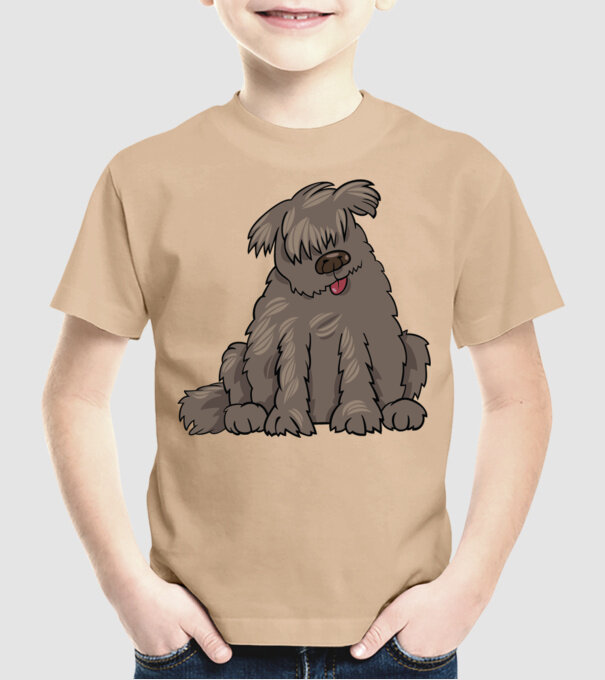 Dog silhouette model nisipiu pe tricou