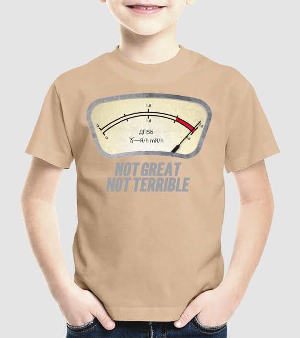 Dosimeter model nisipiu pe tricou