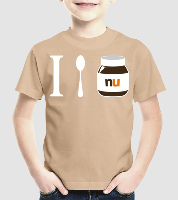 i love nutella model nisipiu pe tricou
