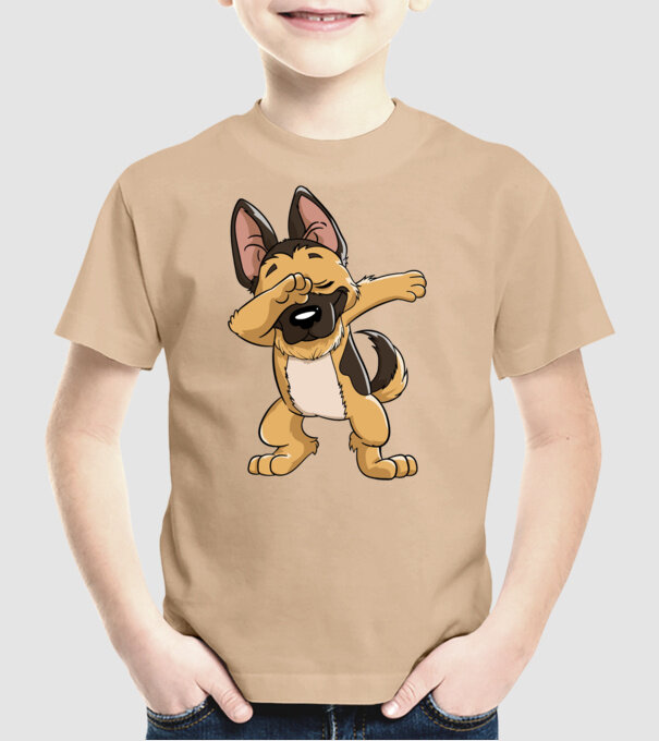 Ciobănesc german DAB model nisipiu pe tricou
