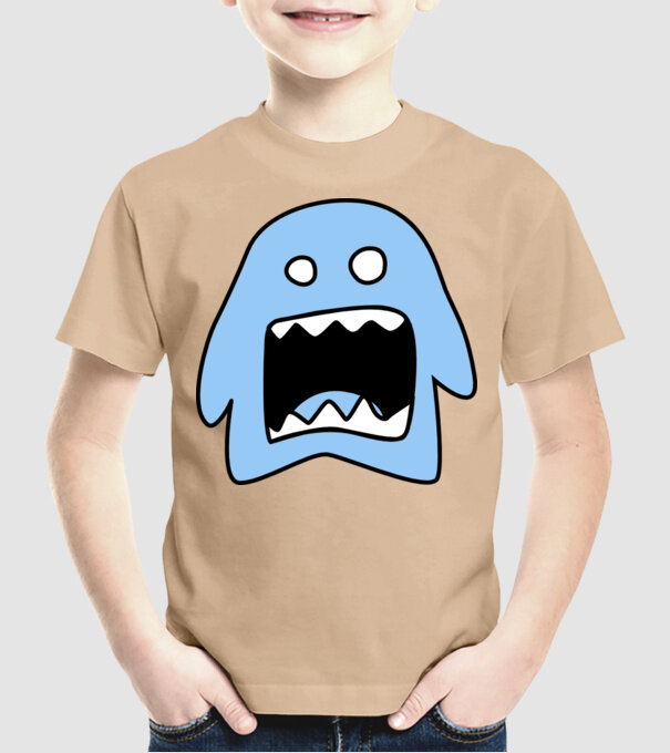 monstru model nisipiu pe tricou