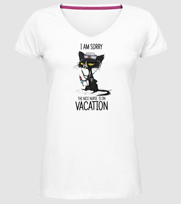 Sora mai drăguță e în vacanță model alb pe tricou