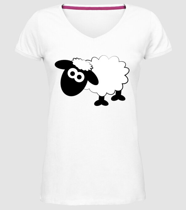 Miel model alb pe tricou