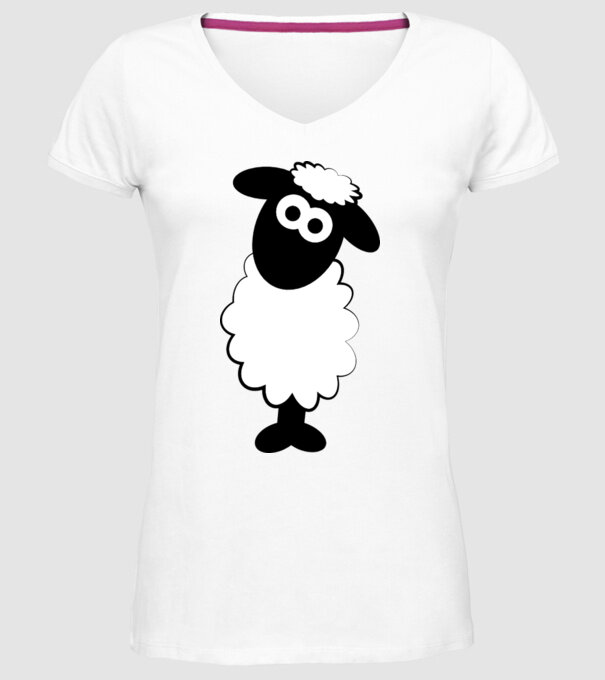 Mieluț model alb pe tricou