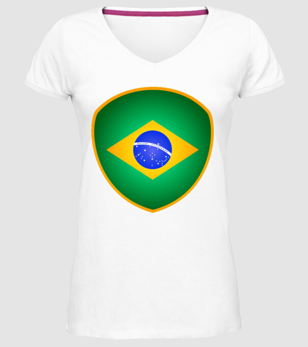 BRA-jabulani-flag model alb pe tricou