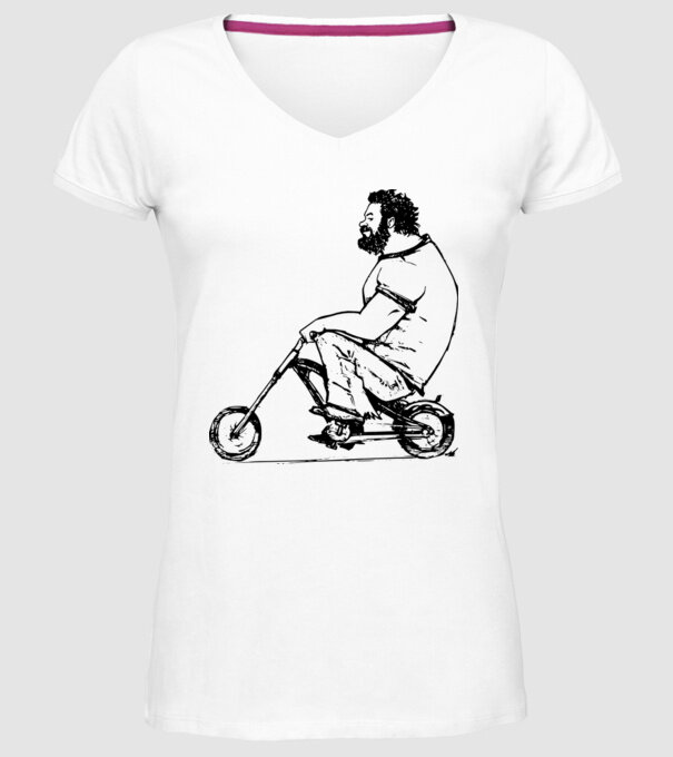 Bud Spencer Retro model alb pe tricou