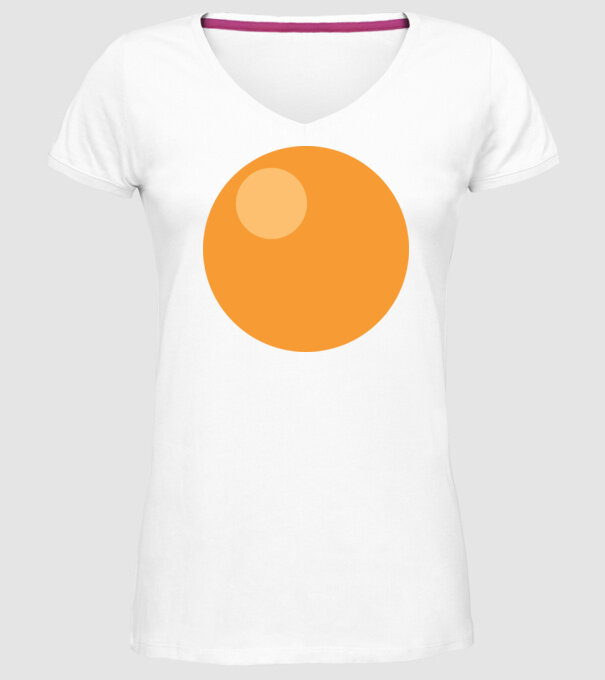 Ouă carnaval model alb pe tricou