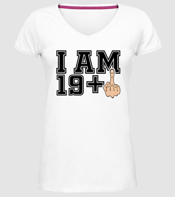 Funny Birthday I am 20 model alb pe tricou