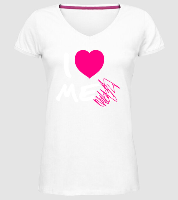 i love men model alb pe tricou