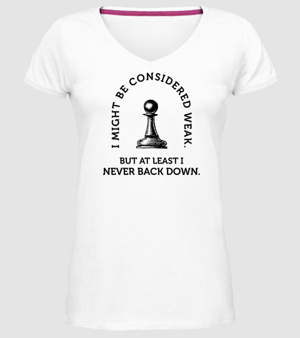 I might be considered weak lght model alb pe tricou