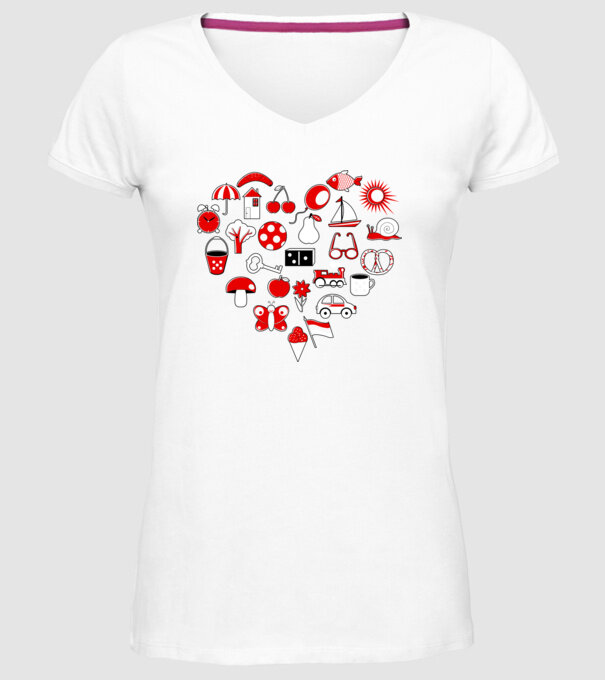 simboluri.ai model alb pe tricou