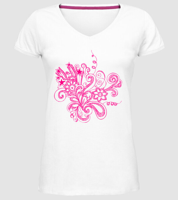 nonfi model alb pe tricou